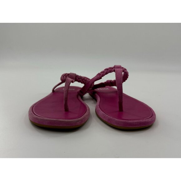 Paige Drew Fuchsia Pink Braided Strap Sandals Size 6 - Picture 5 of 12